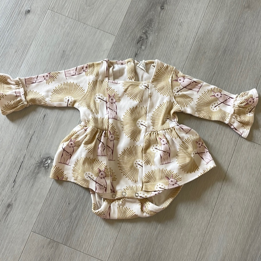 Kate Quinn 6-12 month onsie bunny dress